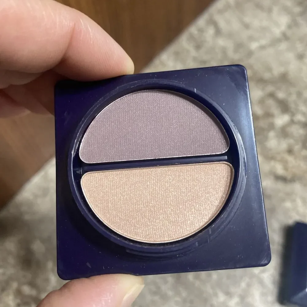 ESTEE LAUDER Two In One Wet‎ Dry Eyeshadow Duo 14 Twilight 08 Dusk .05oz